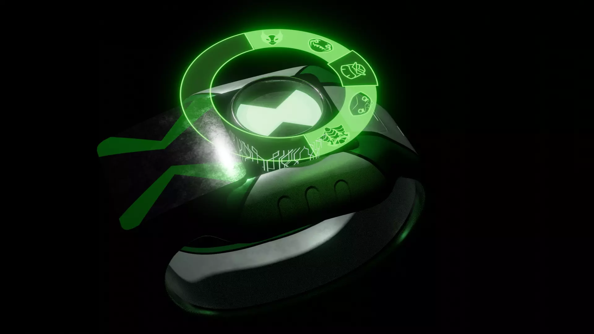 Ben 10 omniverse omnitrix 3D model