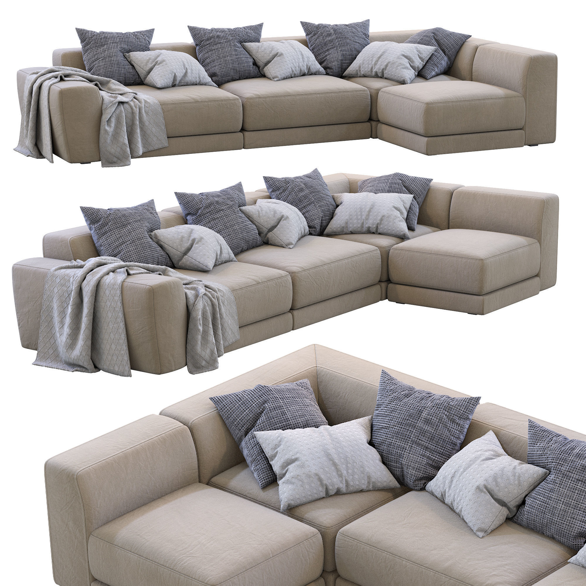 Sofa Pasha By Jesse 6 3D model_1
