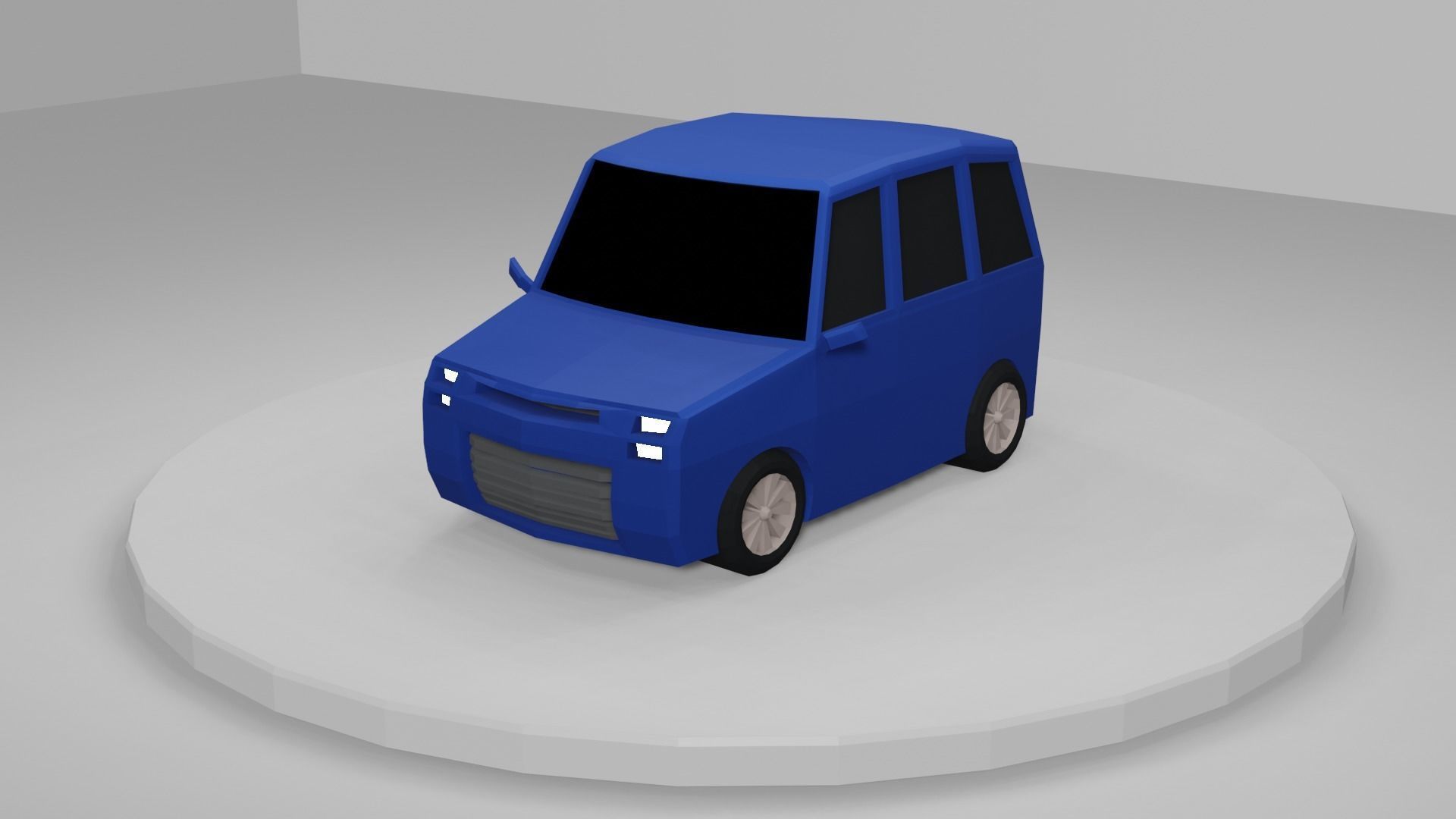 Stylish SUV cars pack Low-poly 3D model_4
