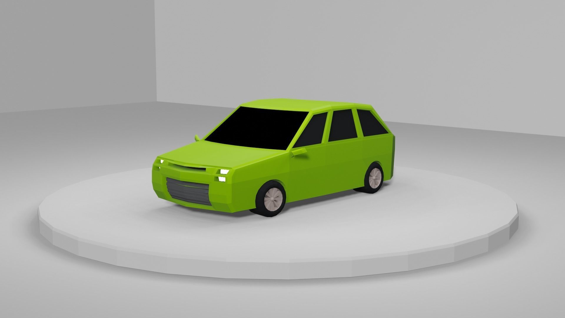Stylish SUV cars pack Low-poly 3D model_6
