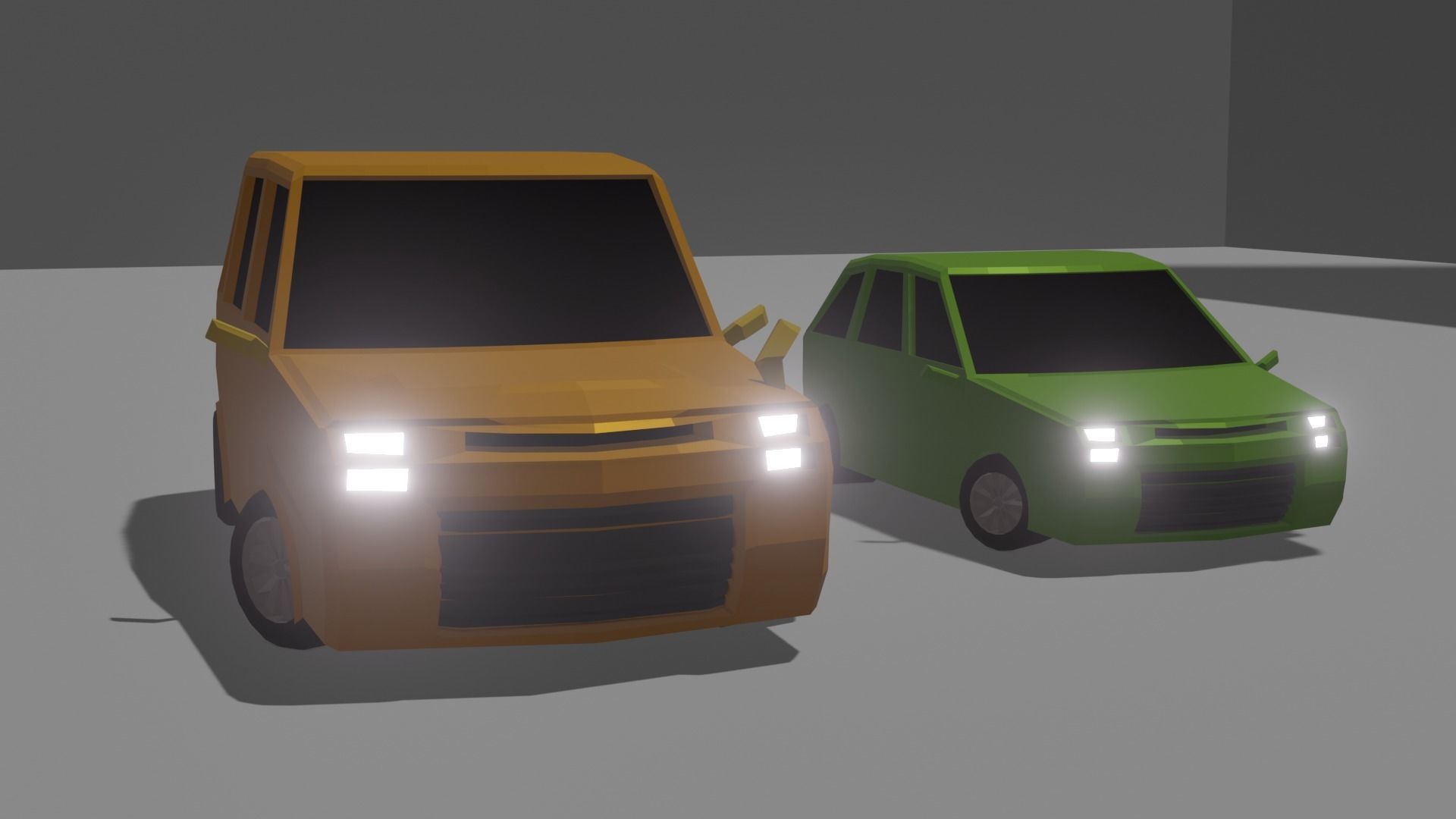 Stylish SUV cars pack Low-poly 3D model_3