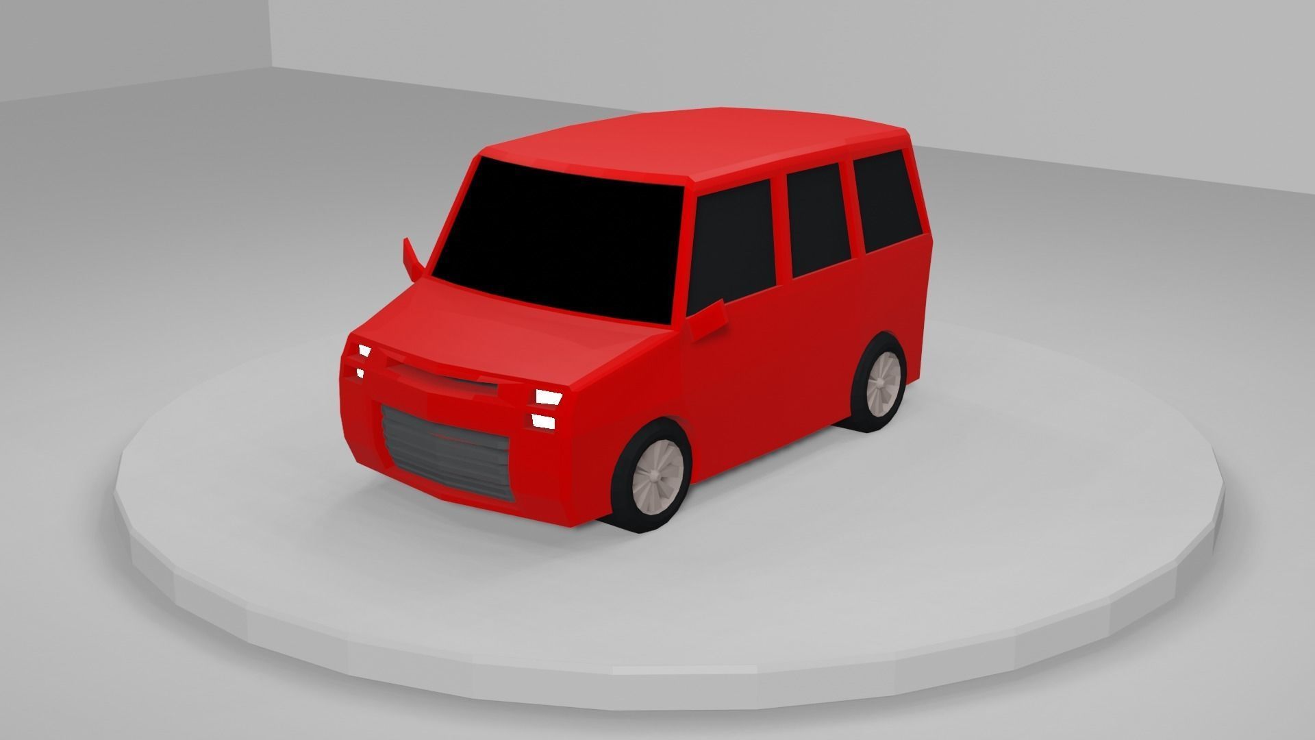Stylish SUV cars pack Low-poly 3D model_10