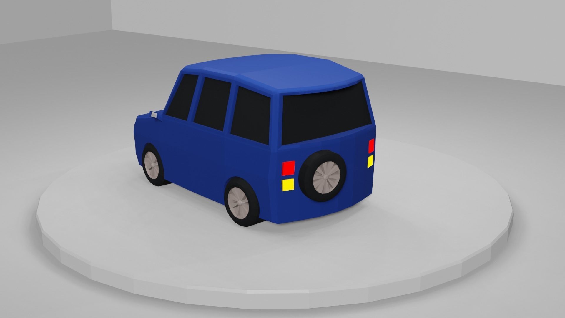 Stylish SUV cars pack Low-poly 3D model_5