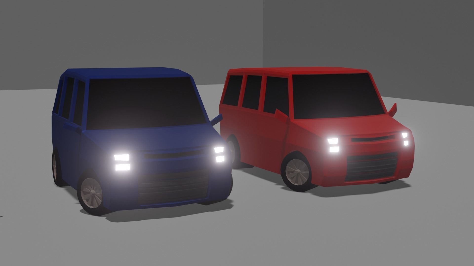 Stylish SUV cars pack Low-poly 3D model_2