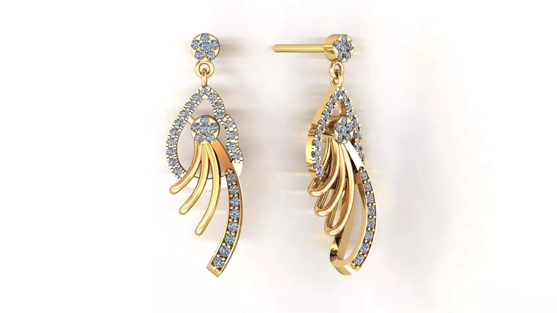 Hoop earrings for 3d print 3D print model