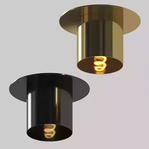 FRASCO BRASS FLUSH MOUNT LIGHT