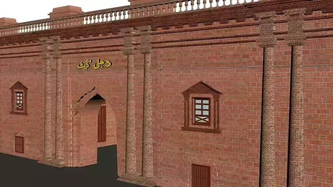 Delhi Gate Lahore  3D model