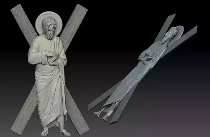 Saint Andrew Relief Set 3D