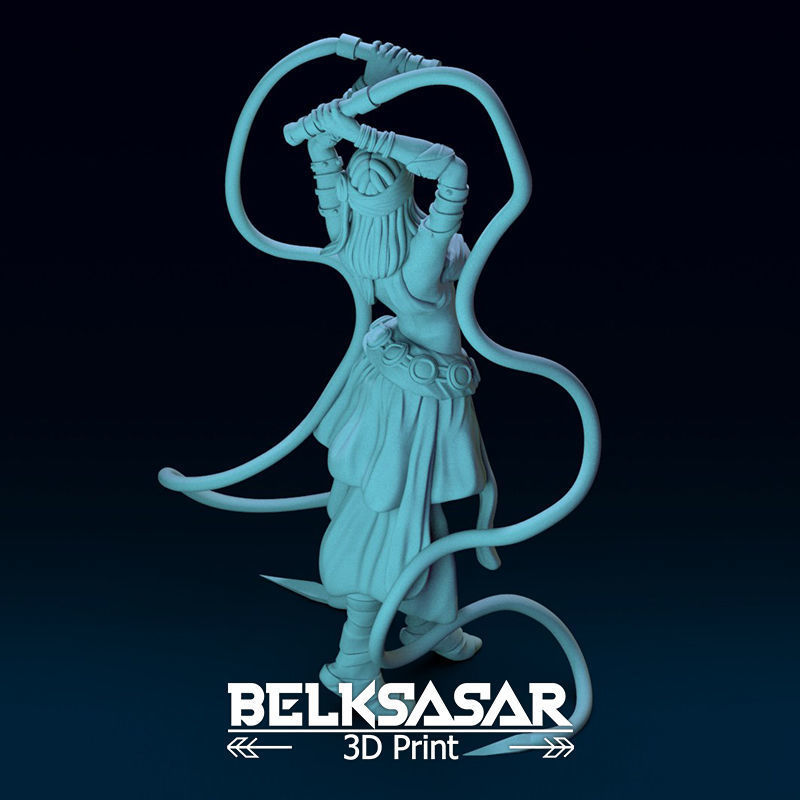 Assassyn Gypsy Girl Topless 3D print model_16