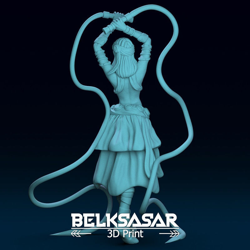 Assassyn Gypsy Girl Topless 3D print model_3