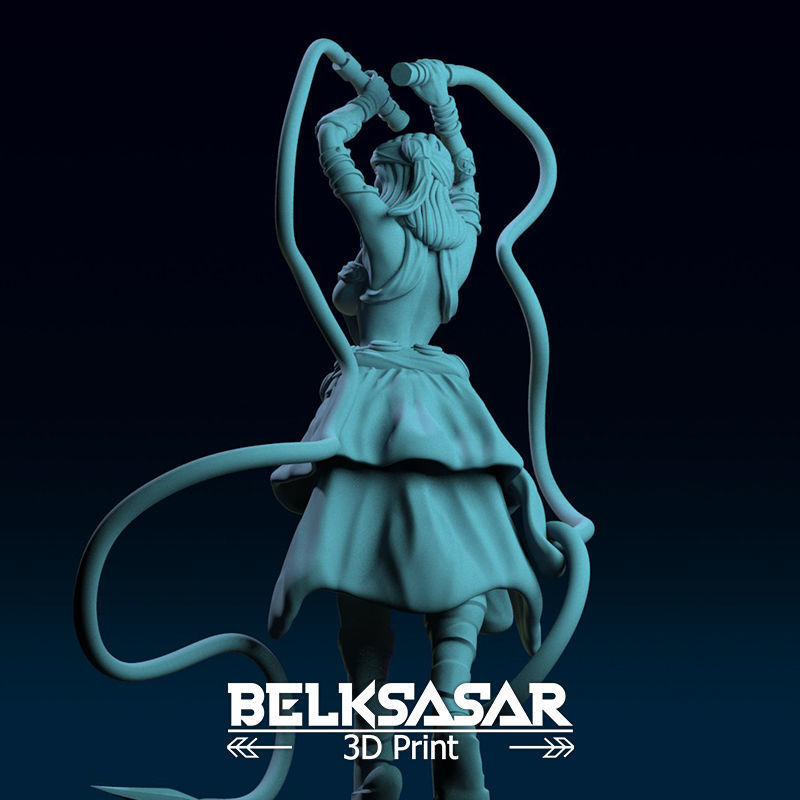 Assassyn Gypsy Girl Topless 3D print model_17