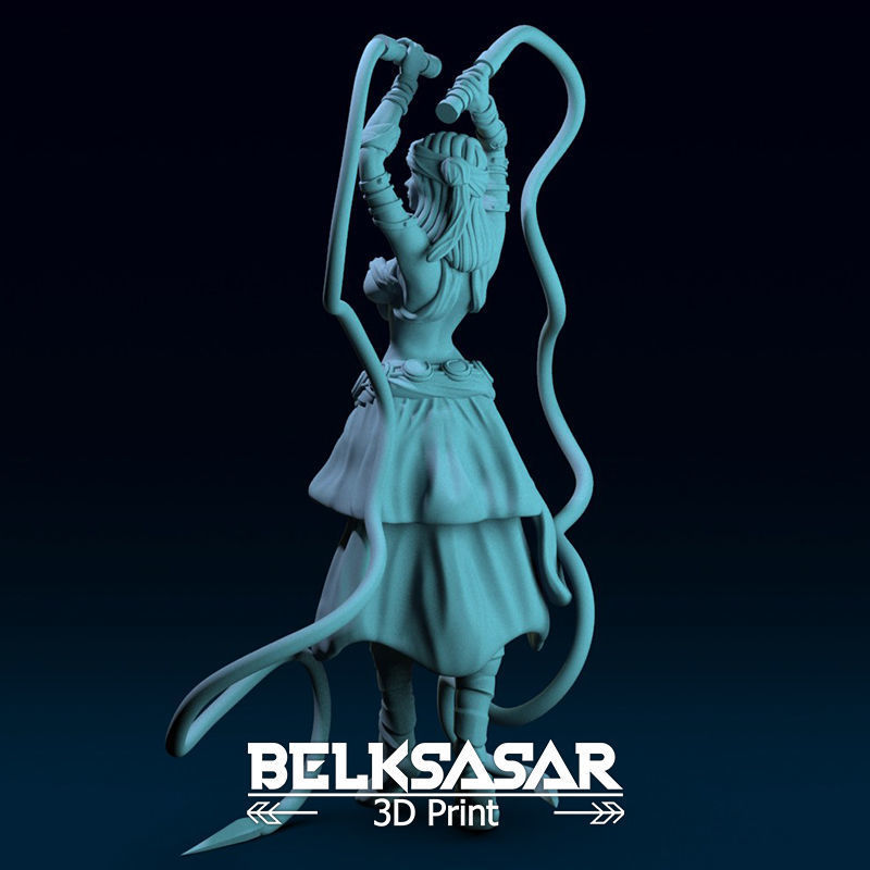 Assassyn Gypsy Girl Topless 3D print model_2