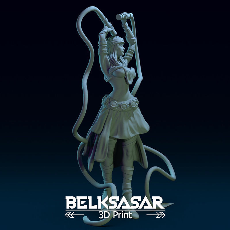 Assassyn Gypsy Girl Topless 3D print model_6