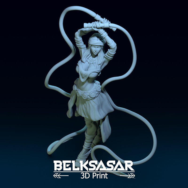 Assassyn Gypsy Girl Topless 3D print model_14