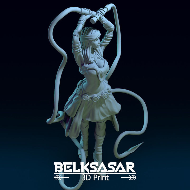Assassyn Gypsy Girl Topless 3D print model_15