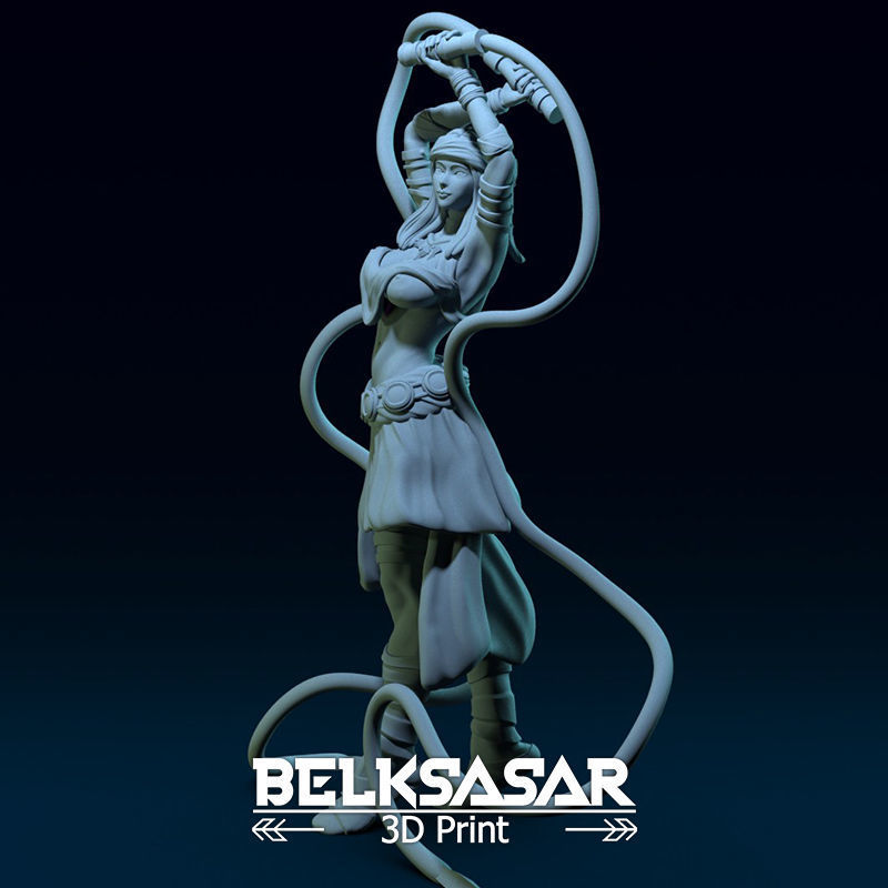 Assassyn Gypsy Girl Topless 3D print model_1