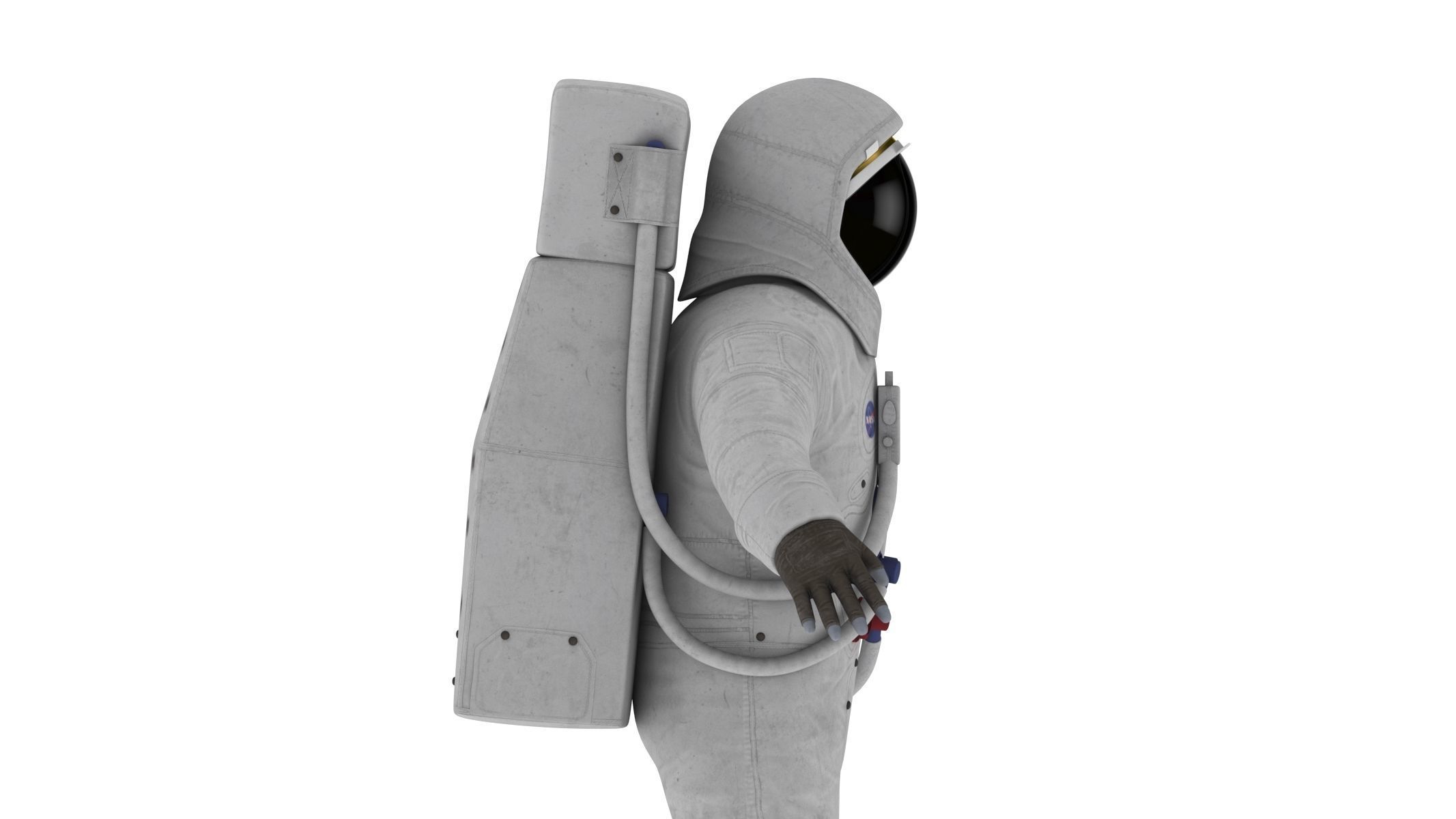 A7L Space Suit Low-poly 3D model_14