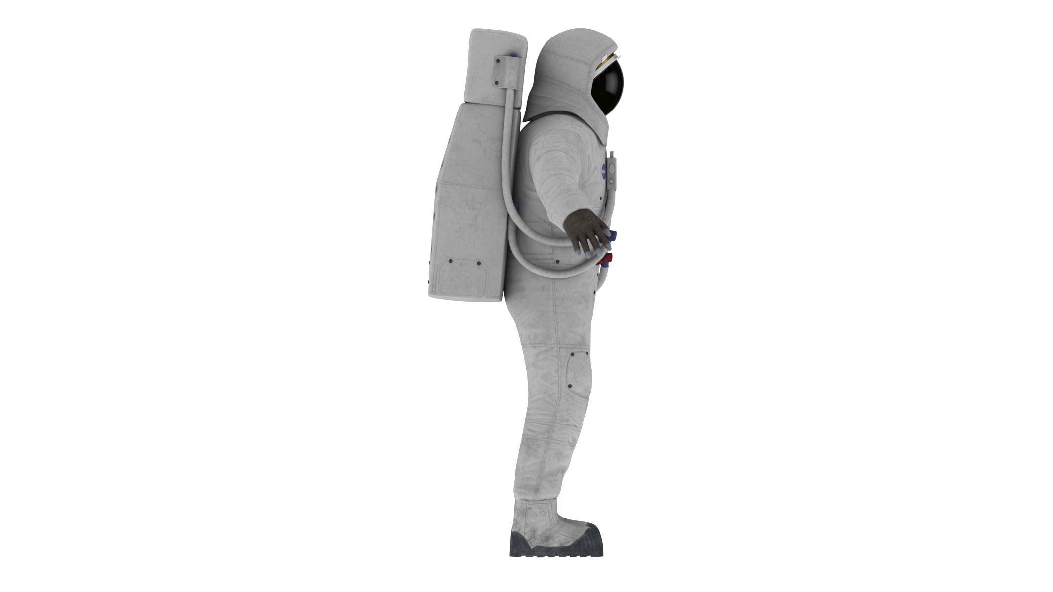 A7L Space Suit Low-poly 3D model_4