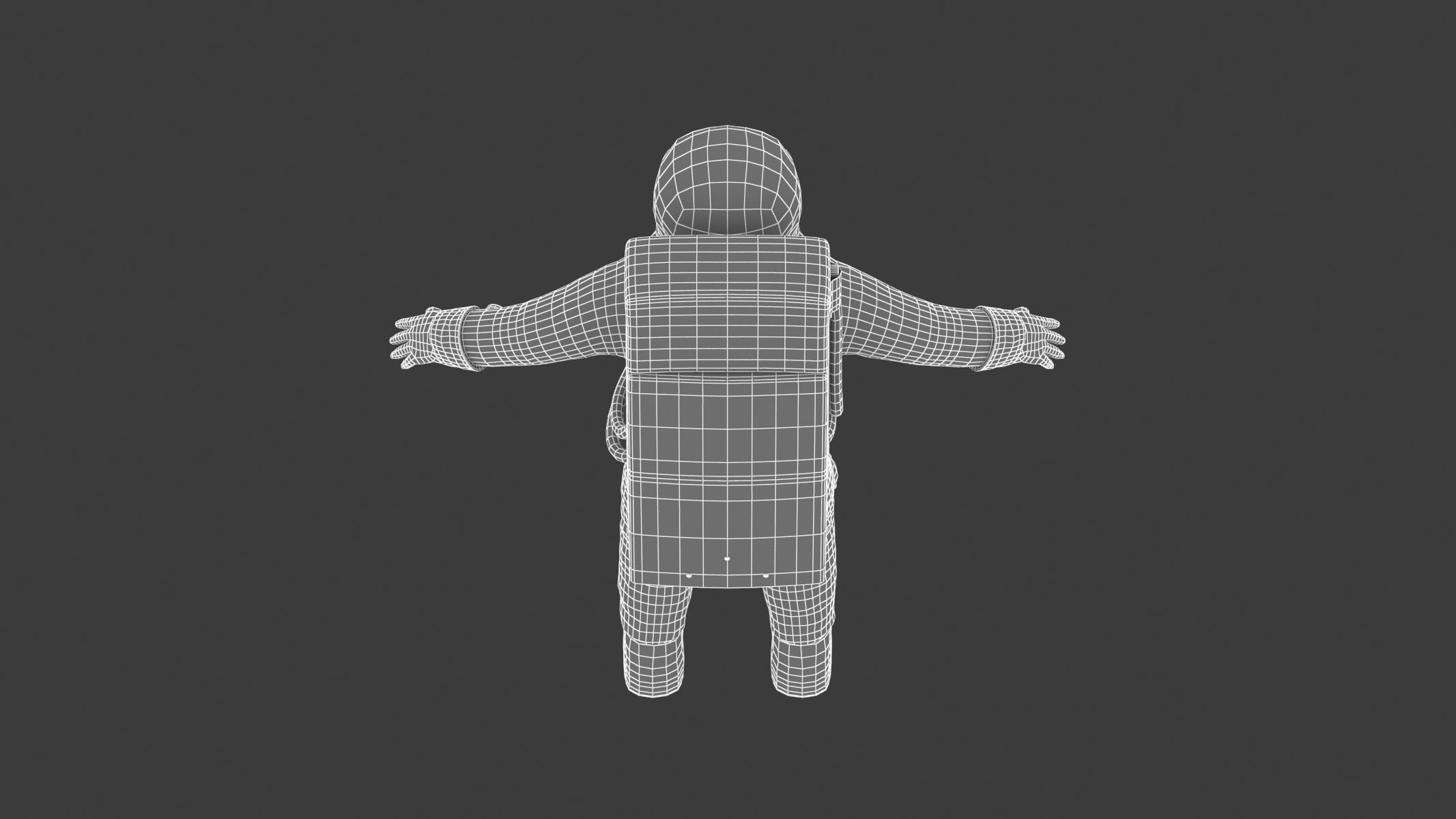 A7L Space Suit Low-poly 3D model_30