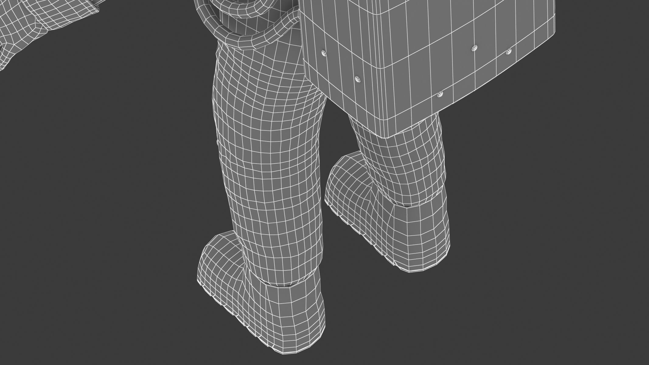 A7L Space Suit Low-poly 3D model_37