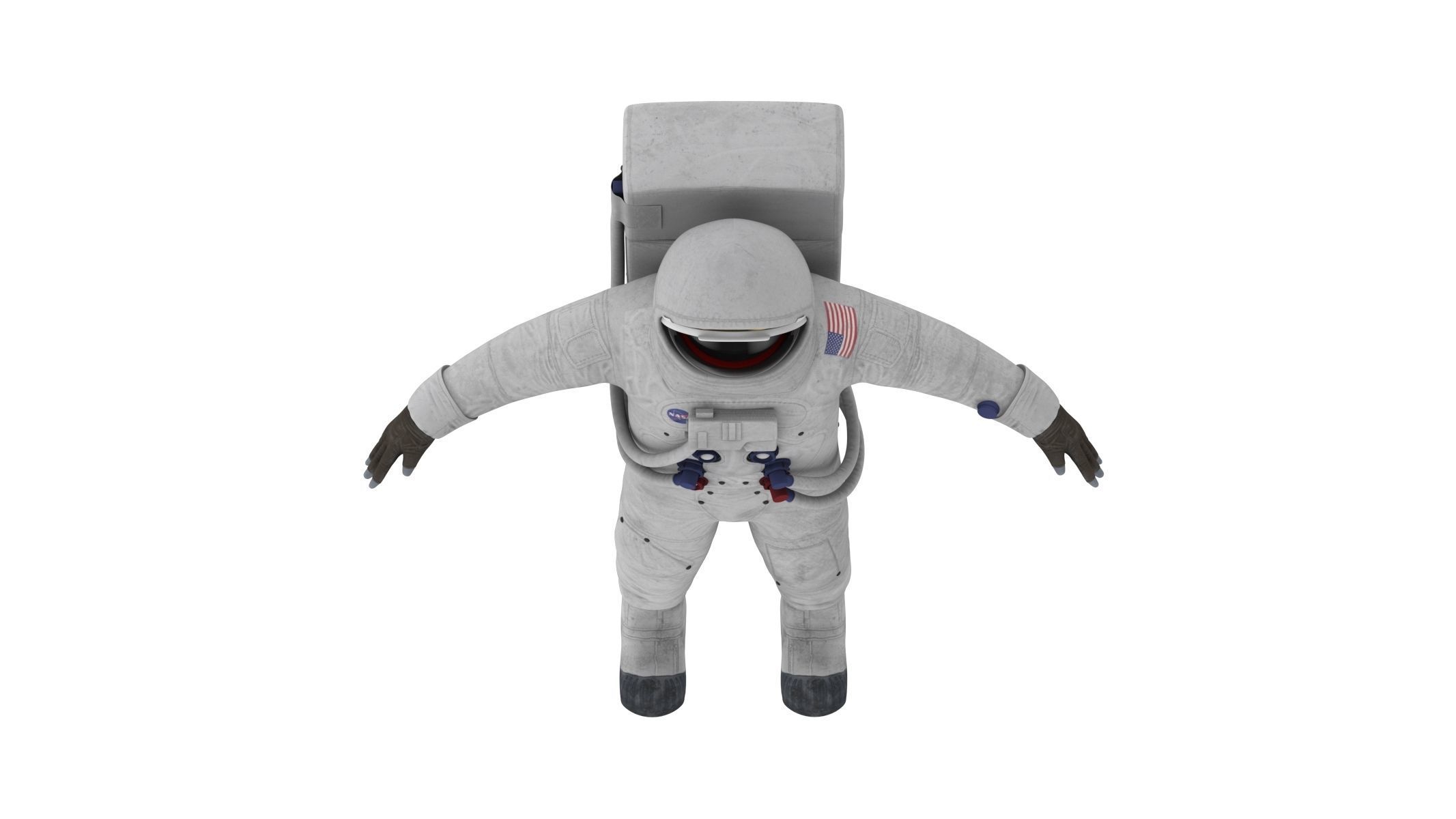 A7L Space Suit Low-poly 3D model_9