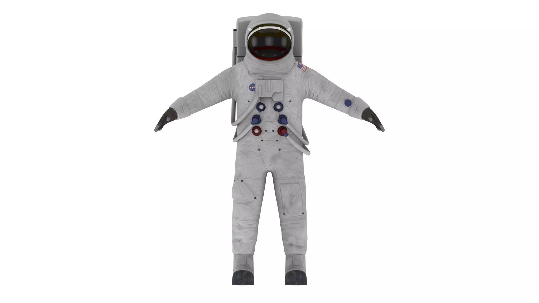 A7L Space Suit Low-poly 3D model_0