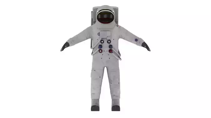 A7L Space Suit Low-poly 3D model