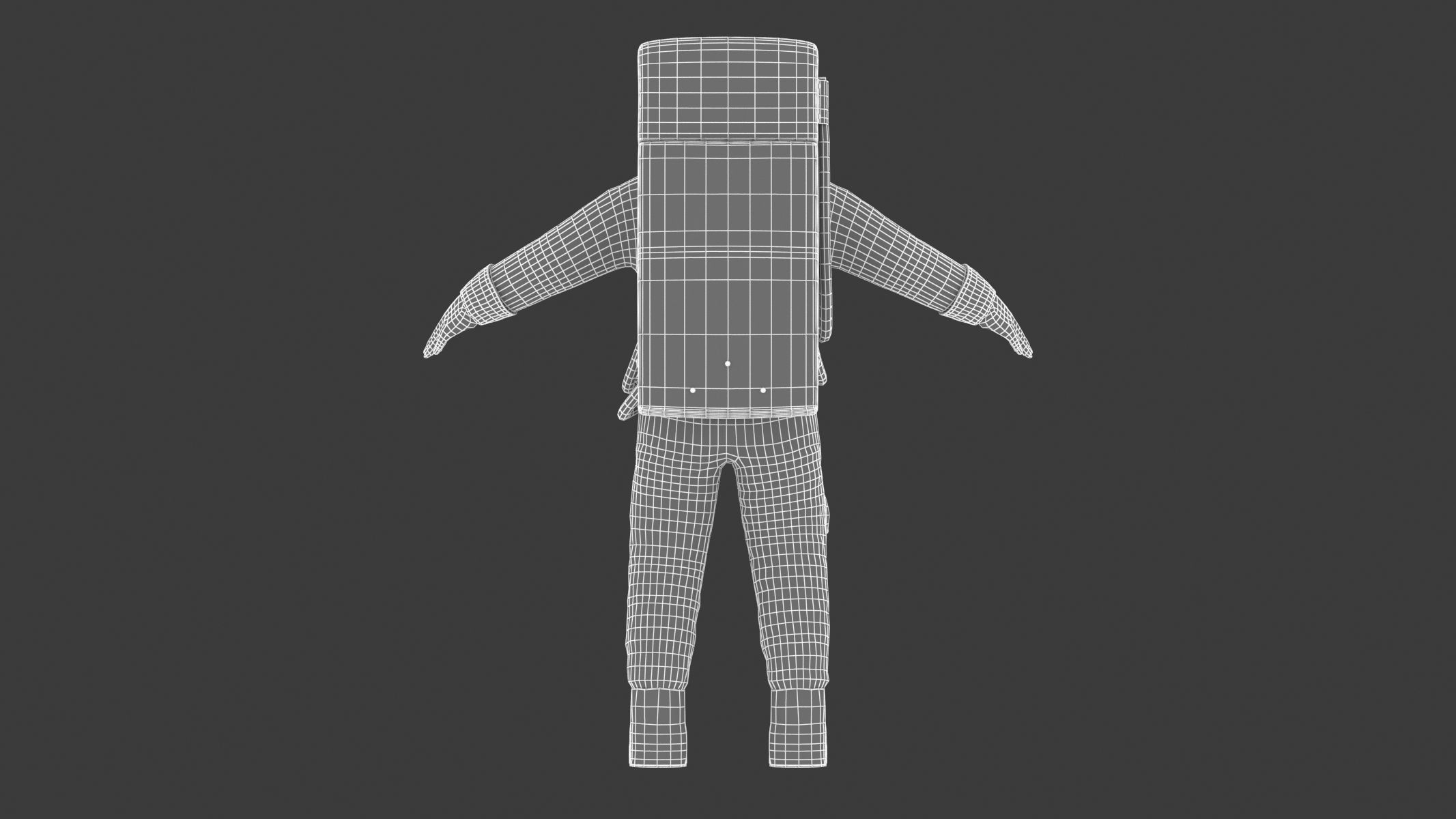 A7L Space Suit Low-poly 3D model_26