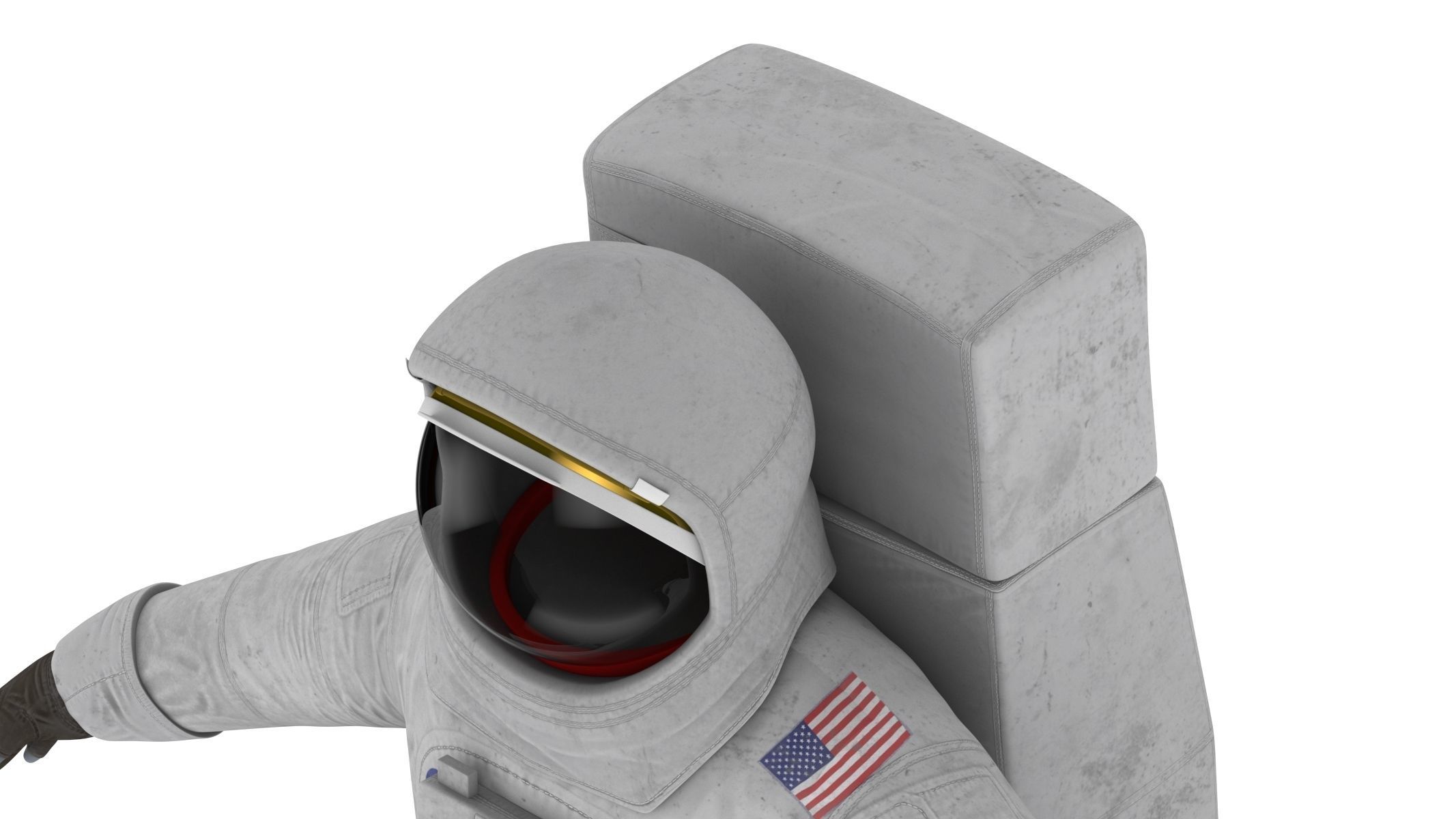 A7L Space Suit Low-poly 3D model_19