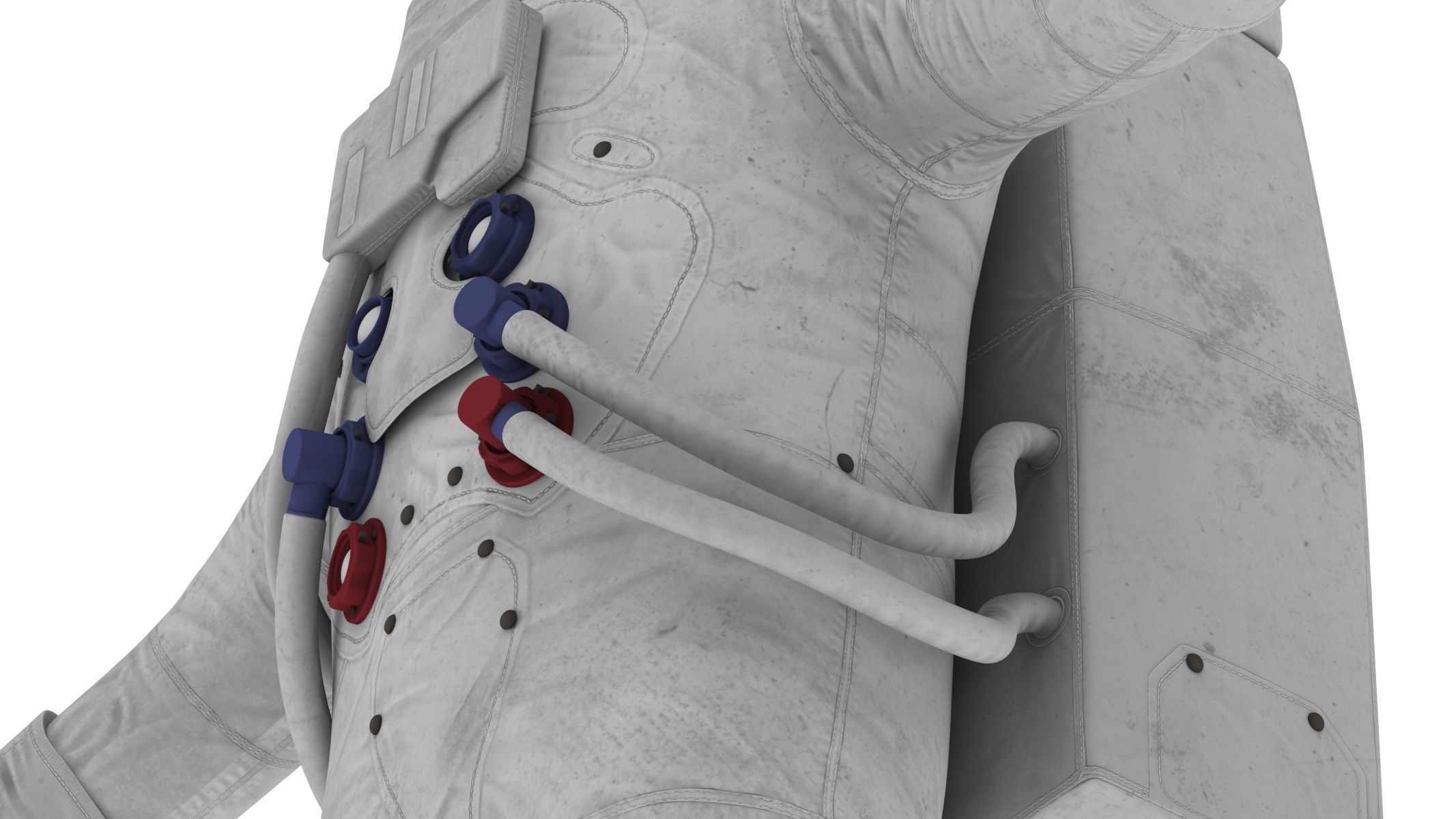 A7L Space Suit Low-poly 3D model_21