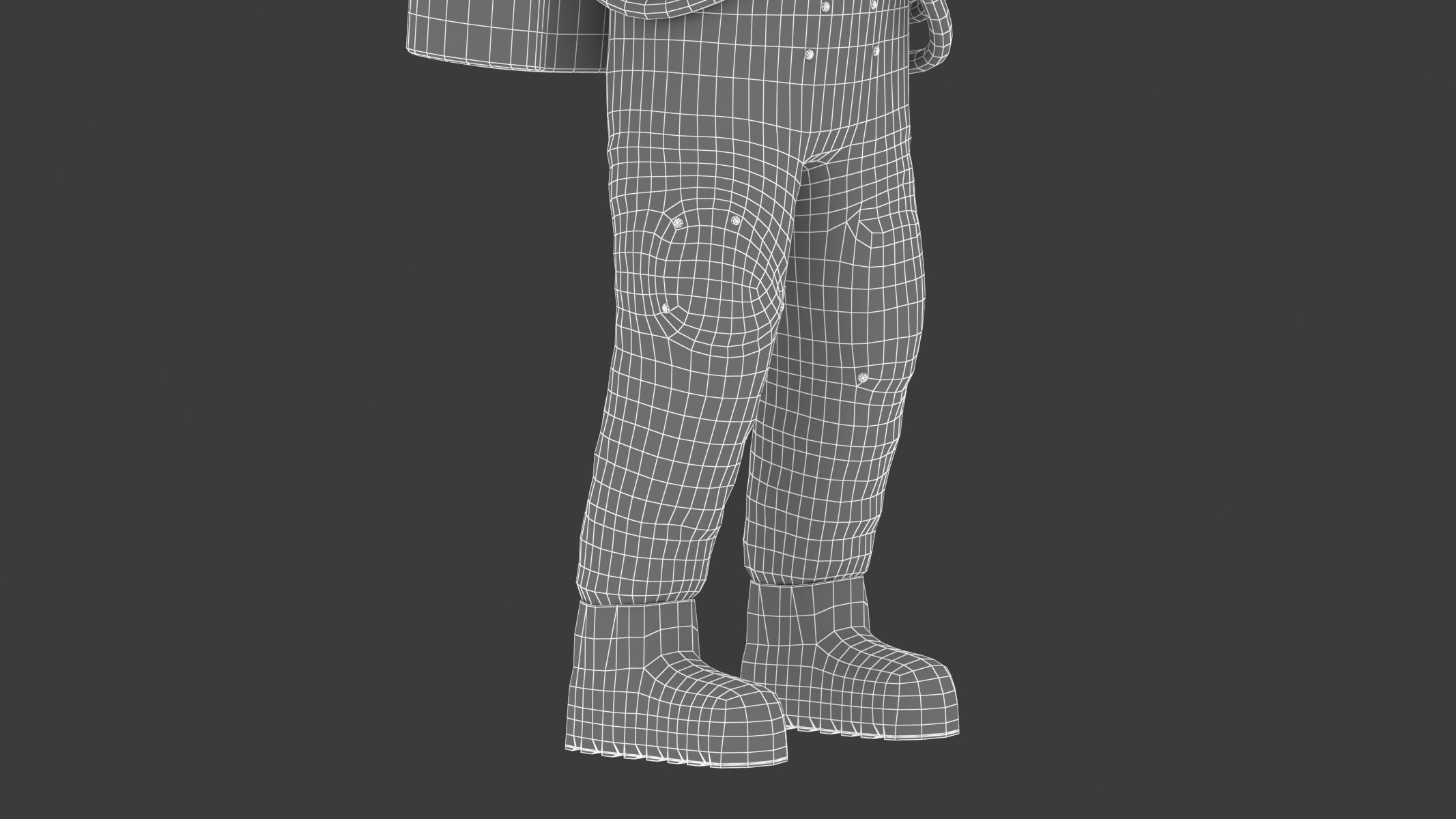 A7L Space Suit Low-poly 3D model_33