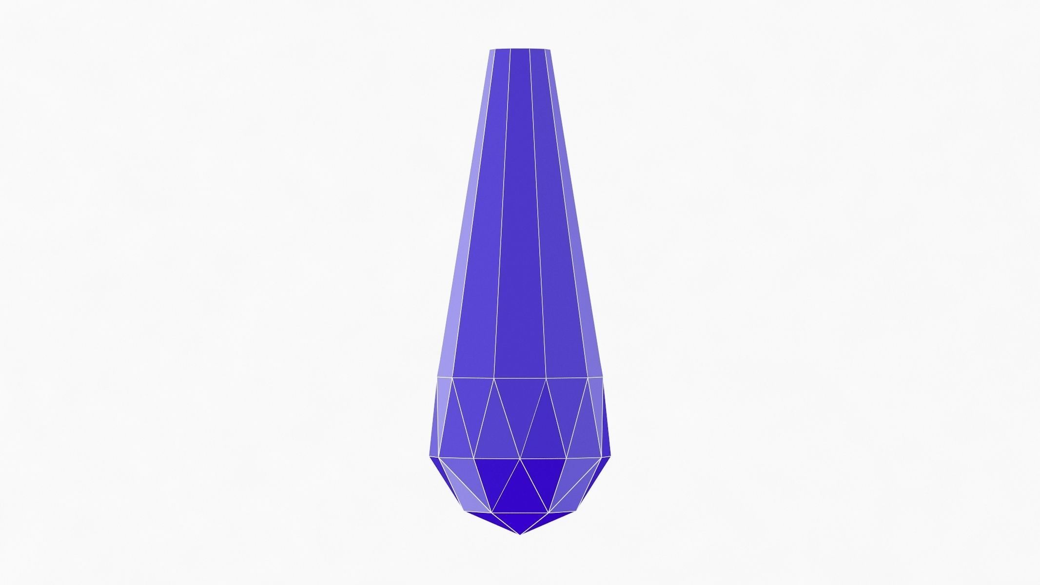Drop Gemstone - Printable 3D model_1