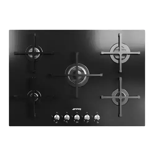 Smeg 72cm Linea Aesthetic Natural Gas Cooktop 3D model