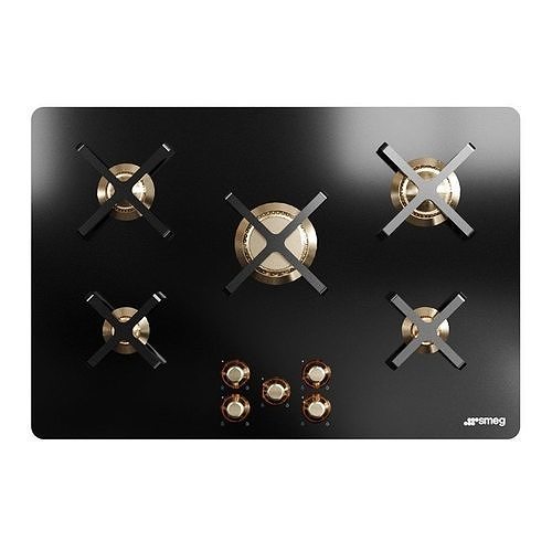 SMEG P755ASN-1 75cm Marc Newson Design Natural Gas Cooktop 3D model