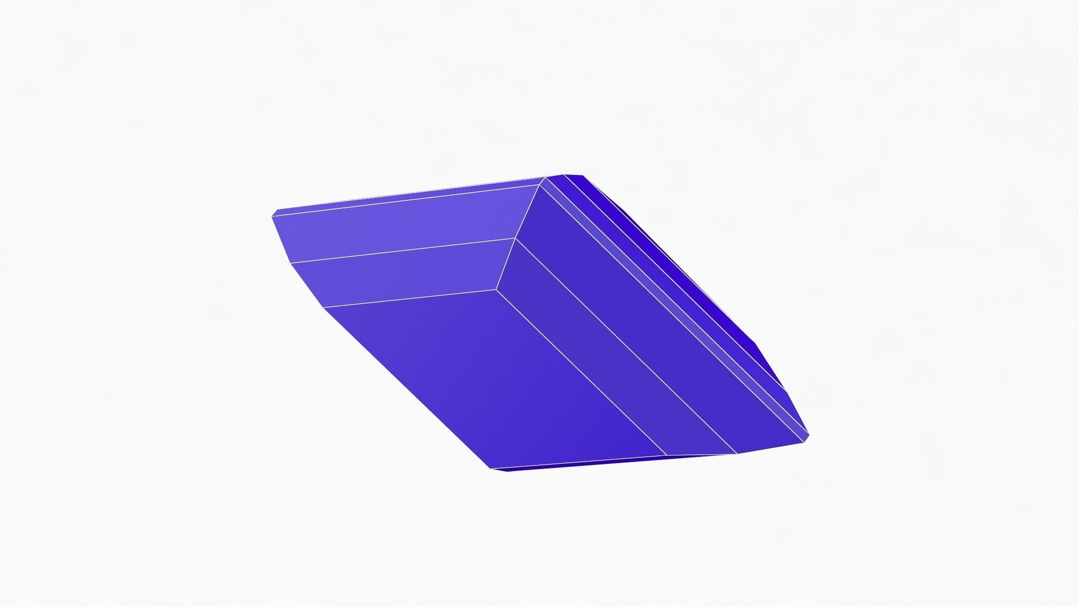 Lozenge Gemstone - Printable 3D model_6