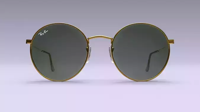 Ray-Ban Women Metal Round Sunglasses