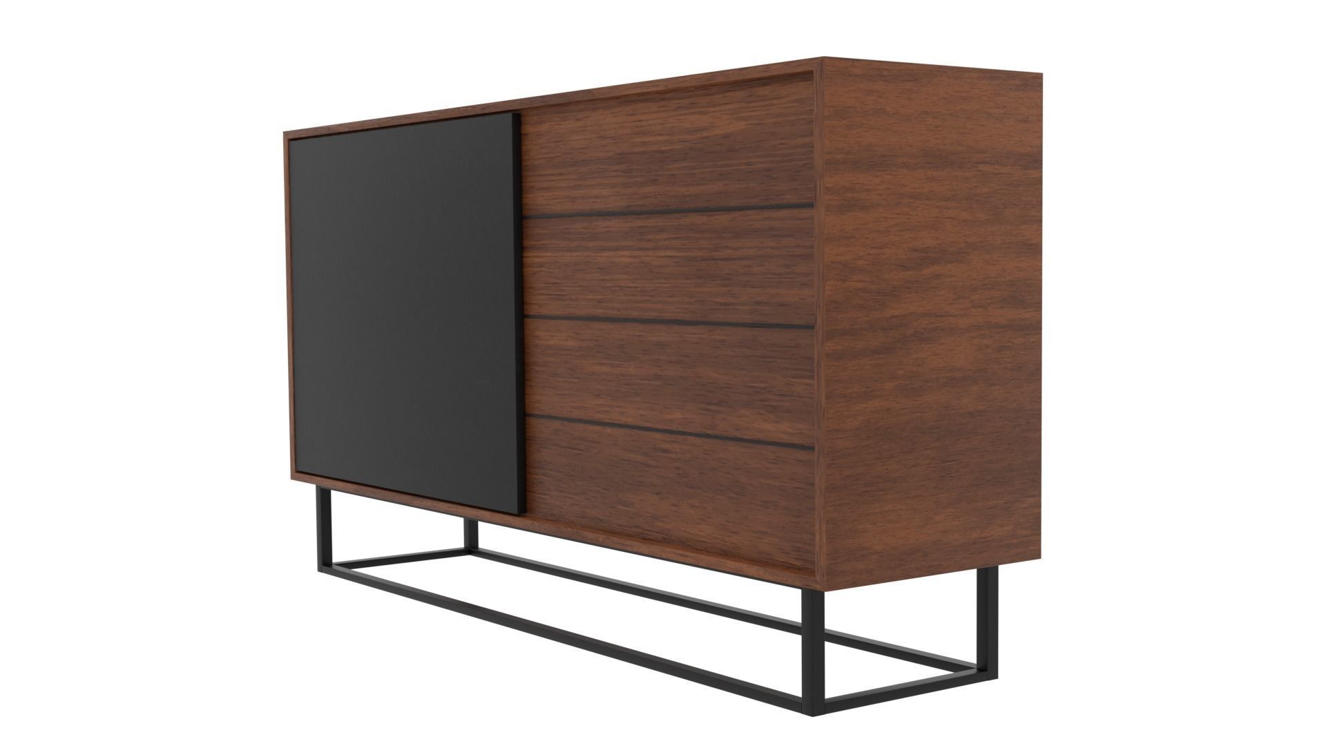 Virka High Sideboard 3D model_5
