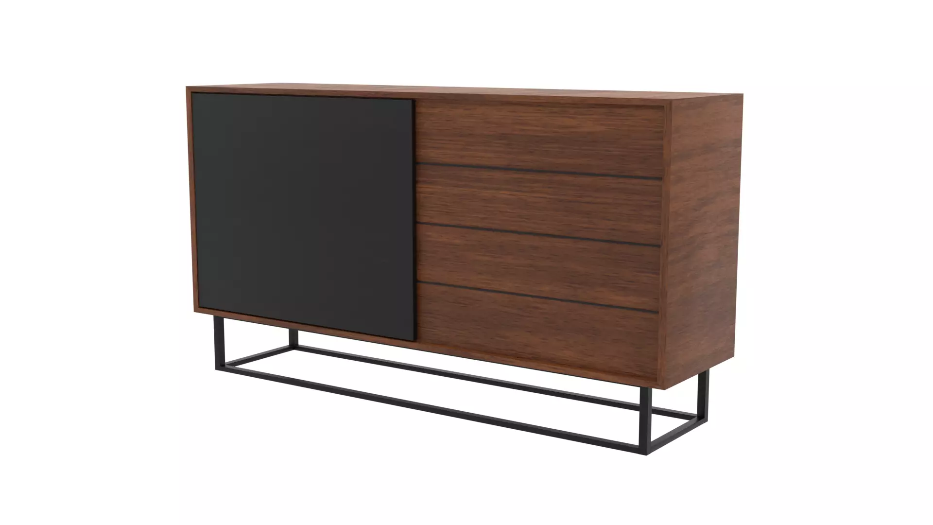 Virka High Sideboard 3D model_0