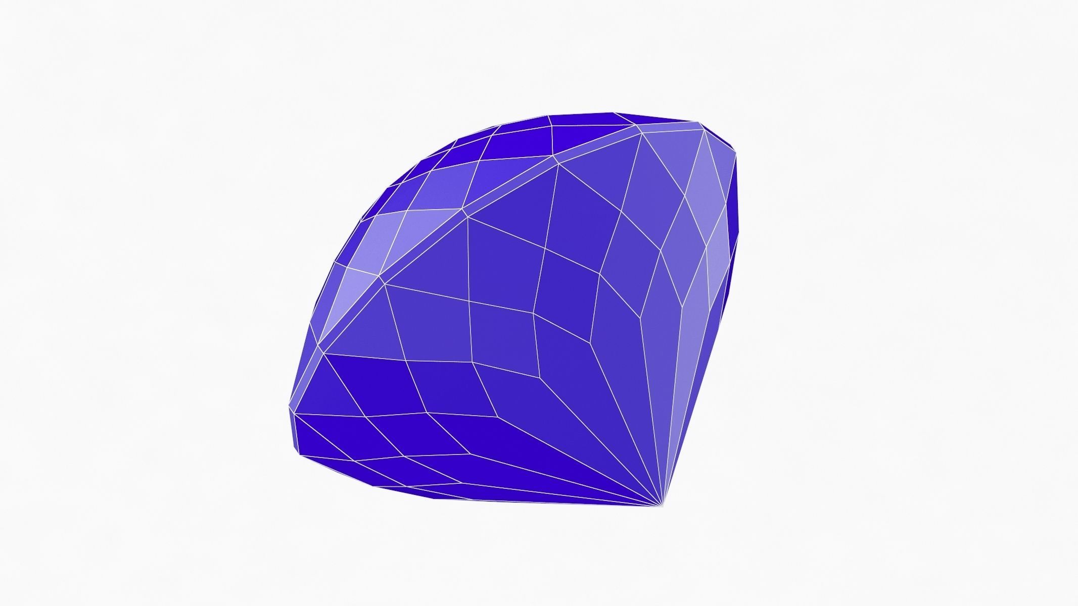 Portuguese Rose Gemstone - Printable 3D model_6