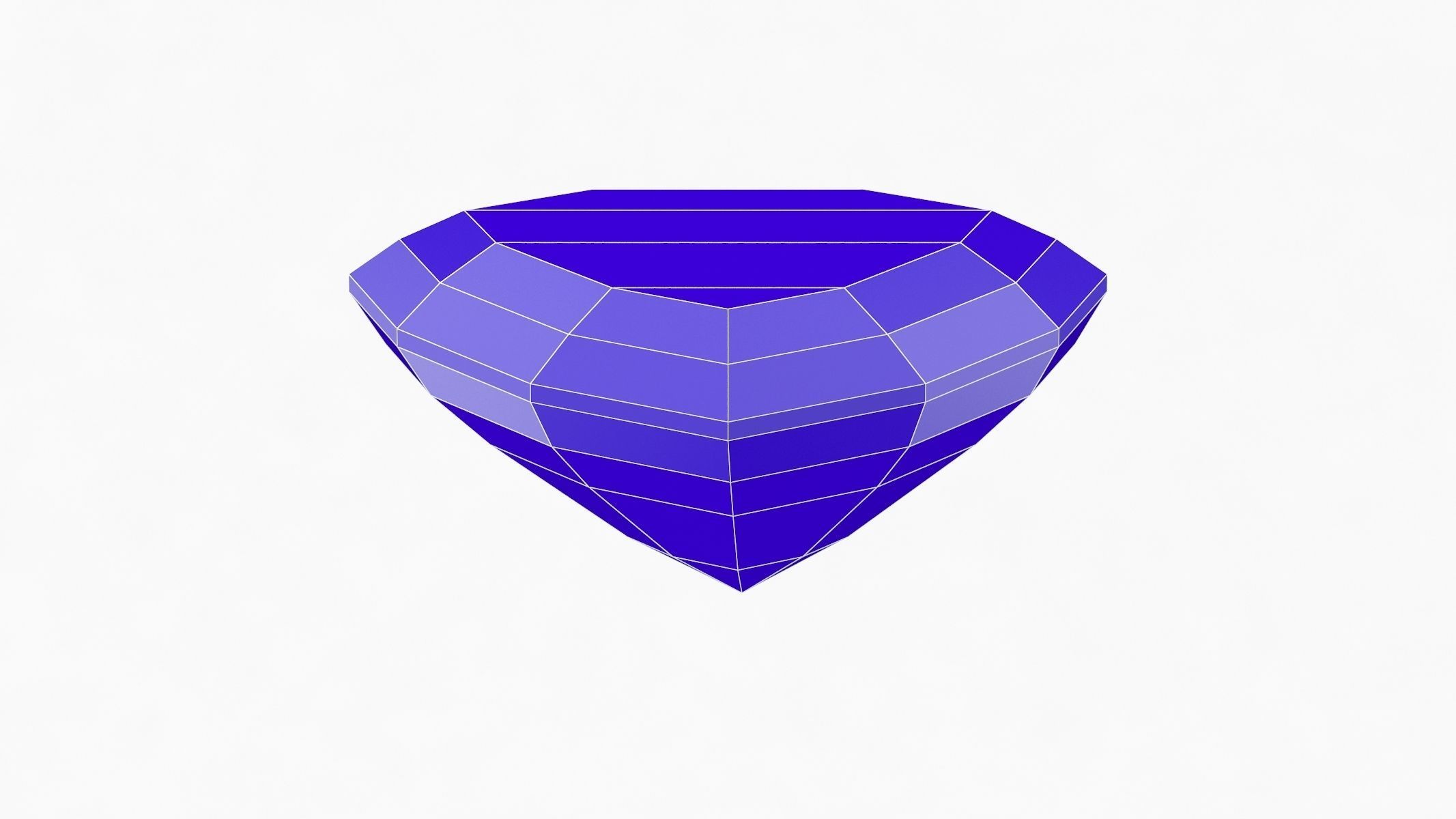 Shield Gemstone - 3D Printable 3D model_1