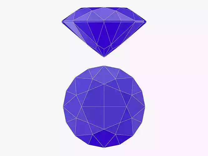 Zircon Gemstone - 3D Printable