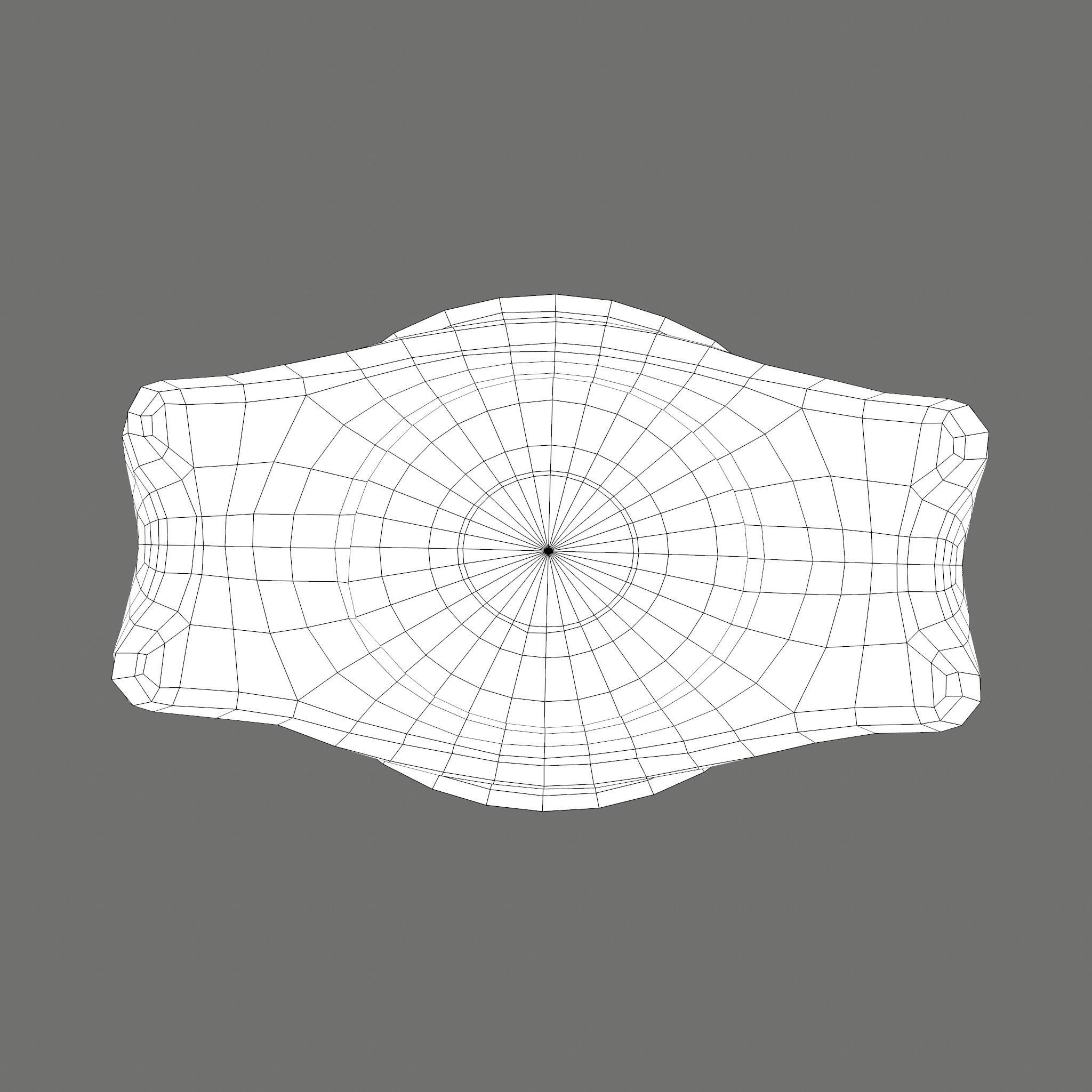 Medieval Pottery Piece Low-poly 3D model_32