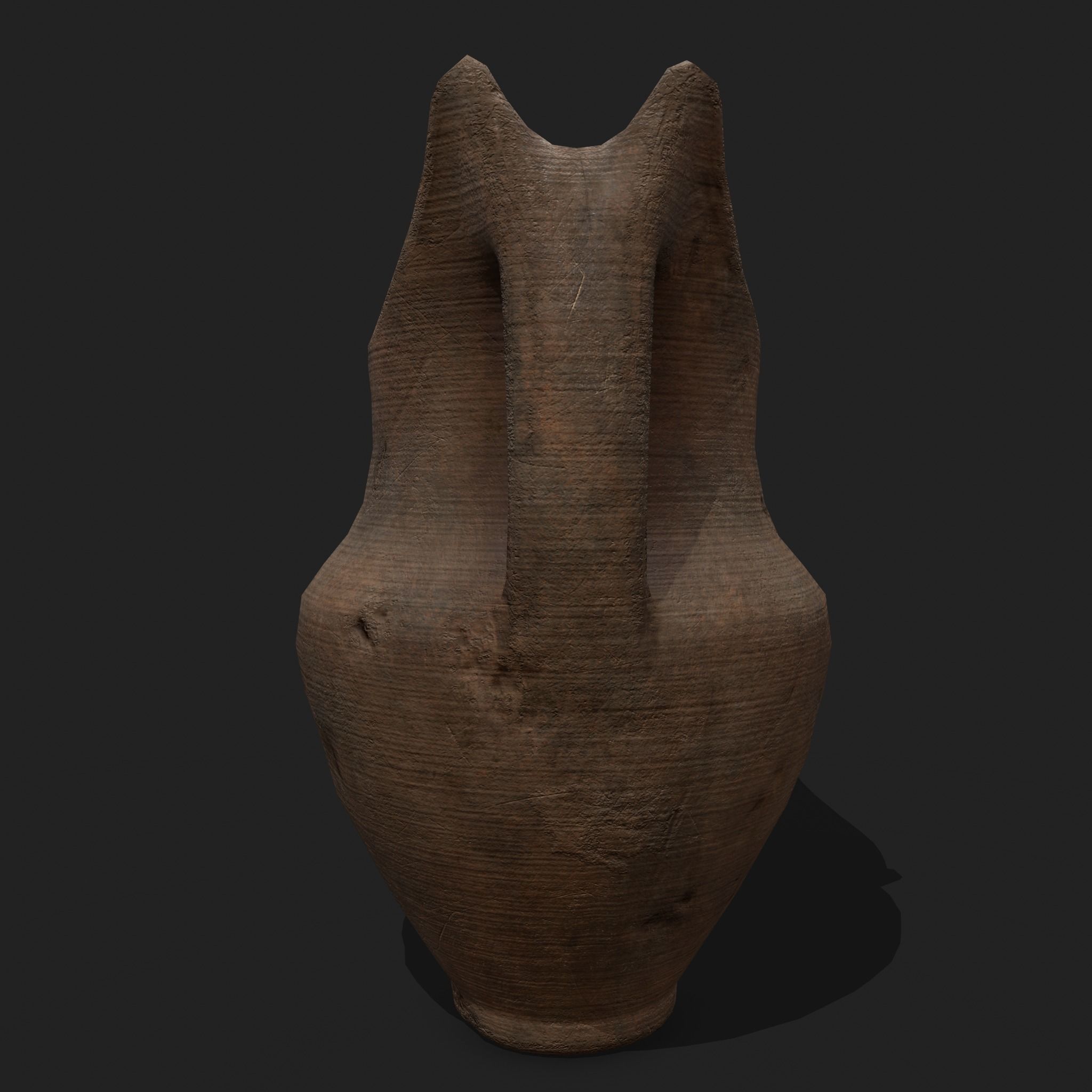Medieval Pottery Piece Low-poly 3D model_15