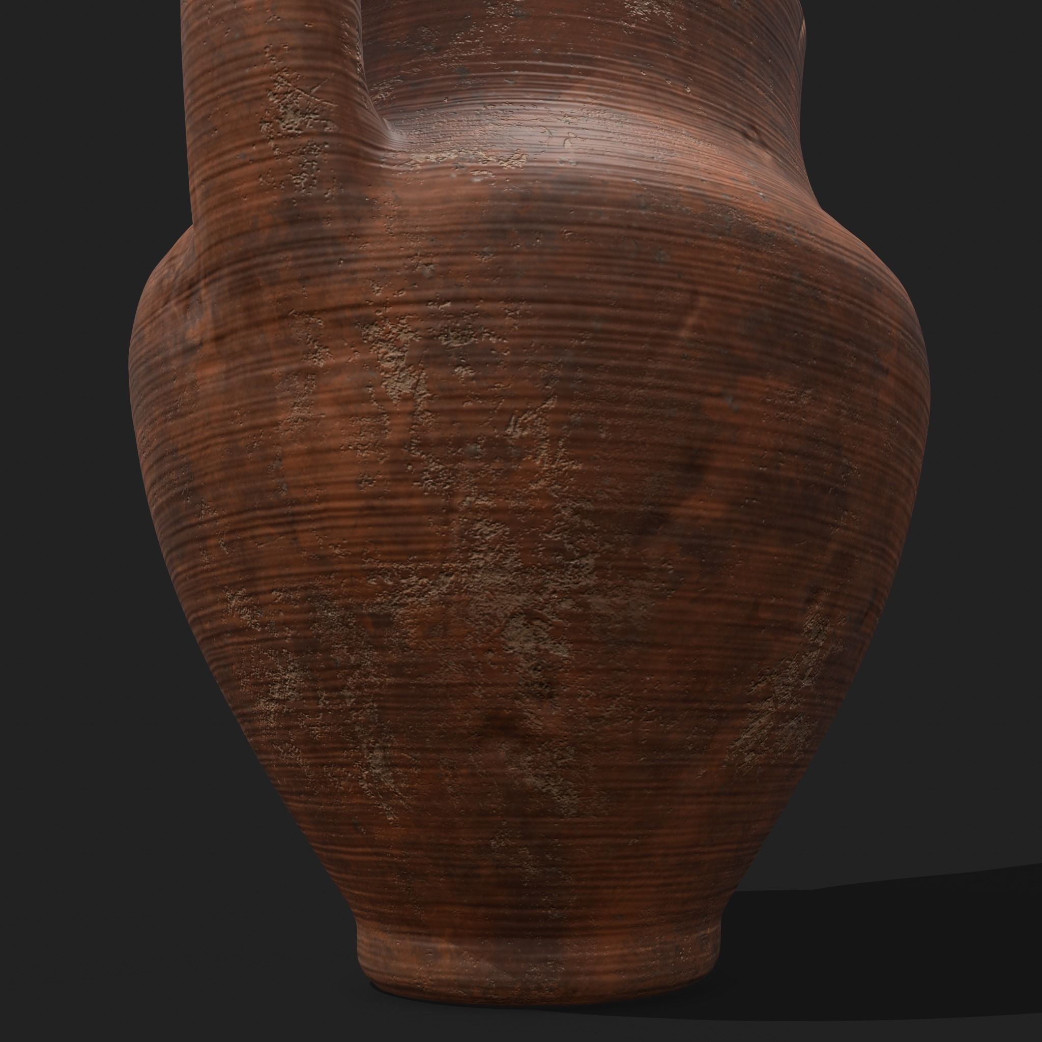 Medieval Pottery Piece Low-poly 3D model_23