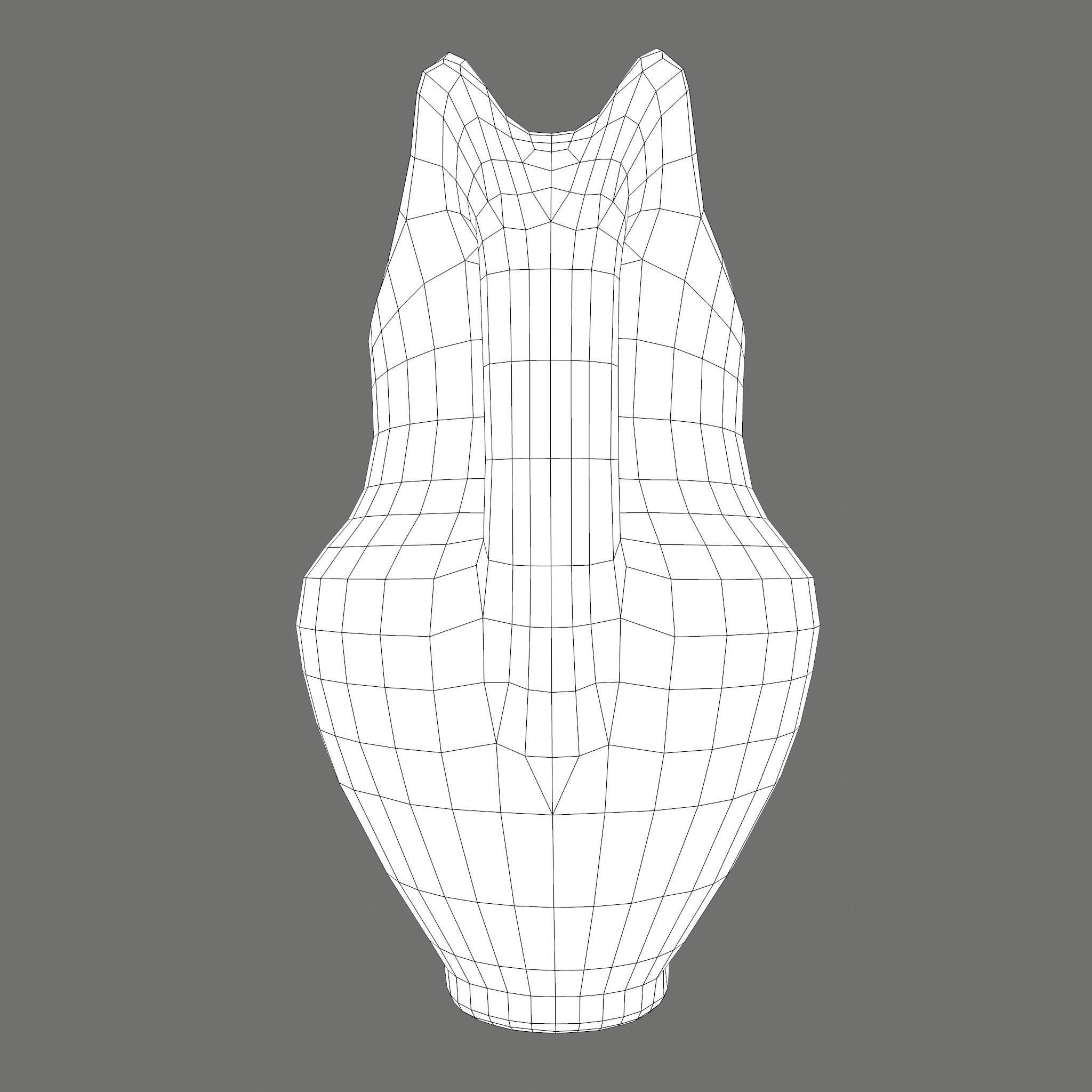 Medieval Pottery Piece Low-poly 3D model_30