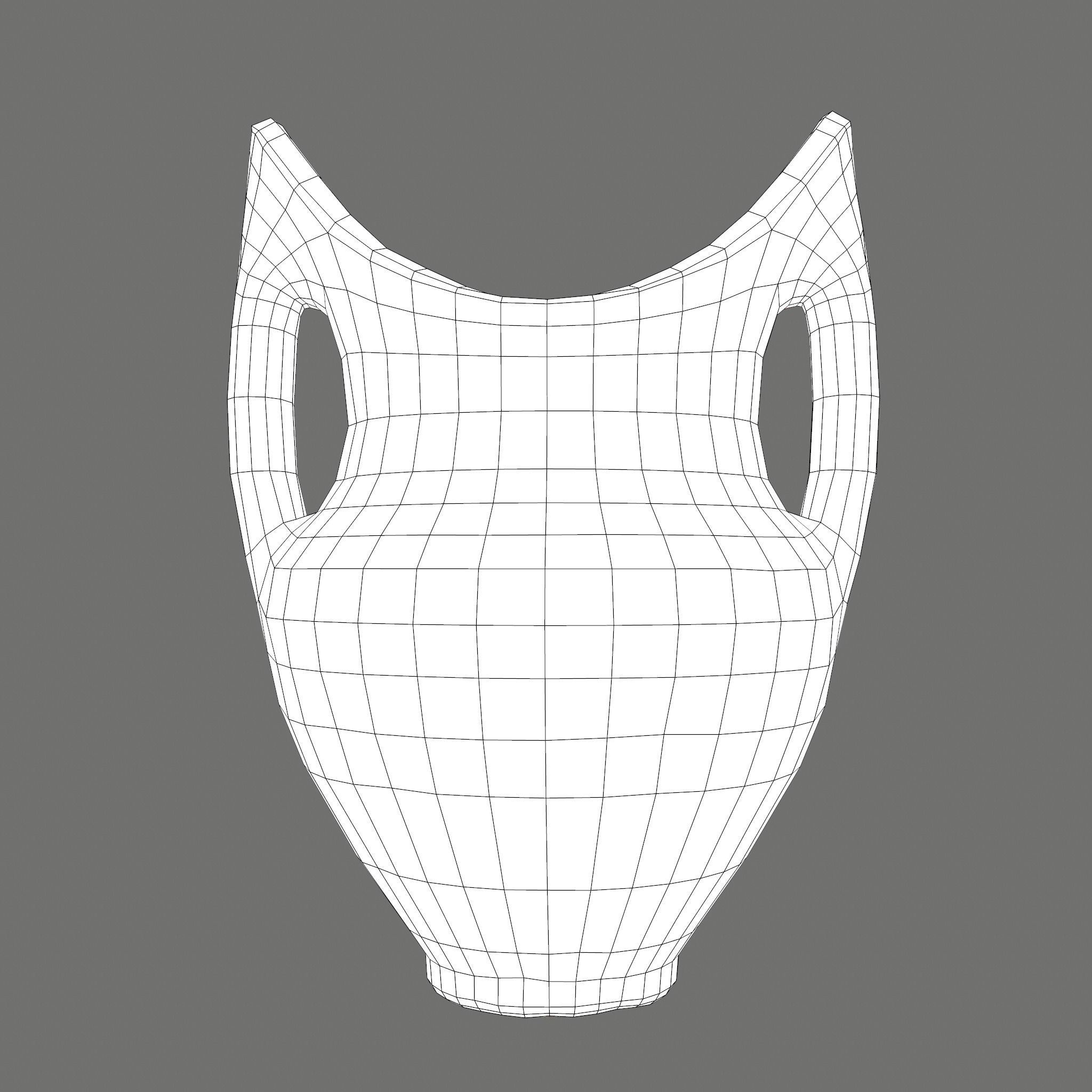 Medieval Pottery Piece Low-poly 3D model_28