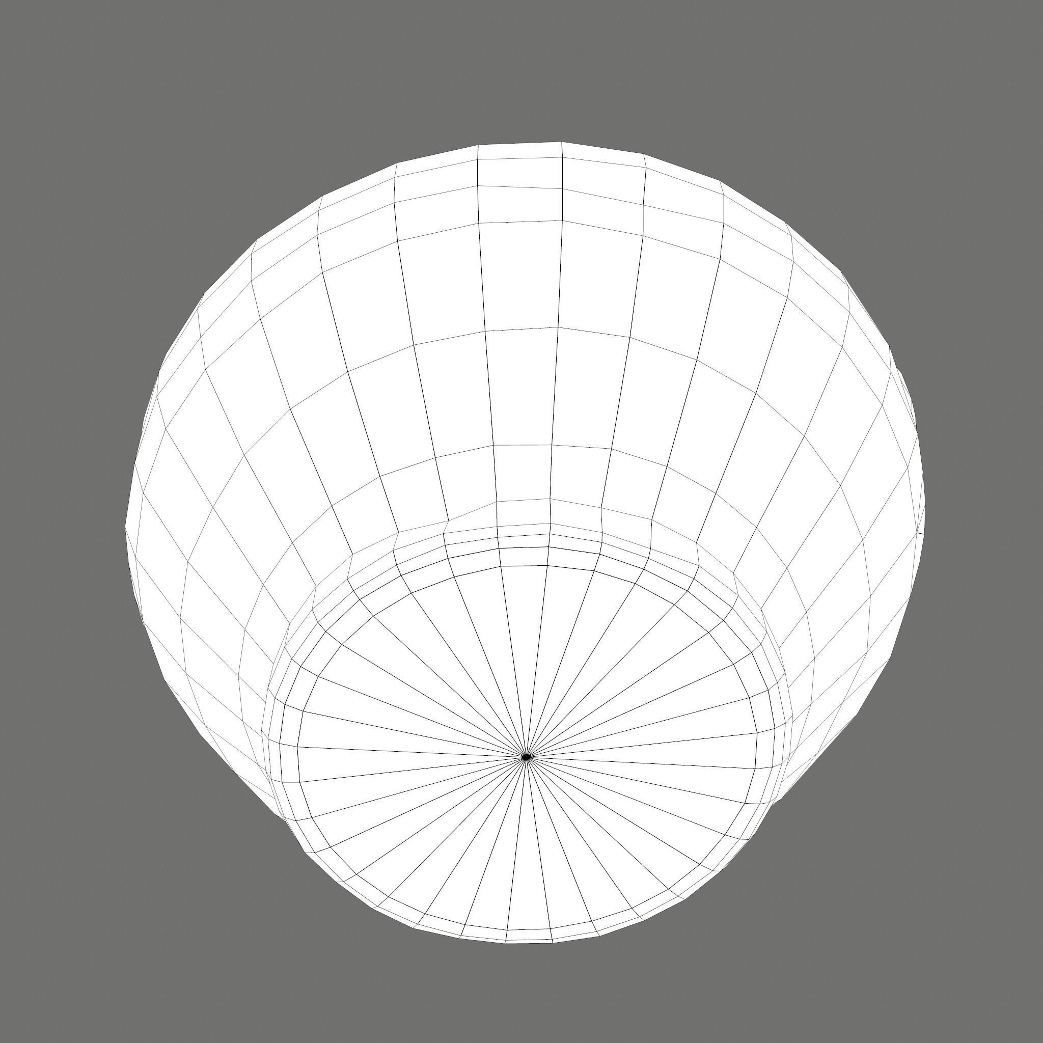 Medieval Pottery Piece Low-poly 3D model_34