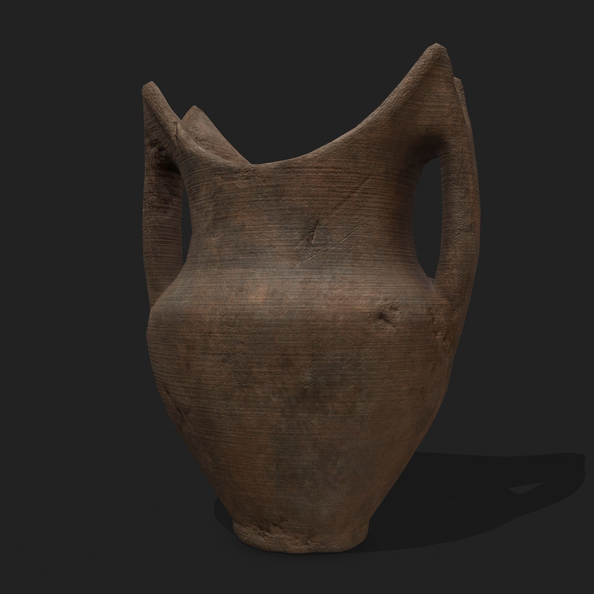 Medieval Pottery Piece Low-poly 3D model_25