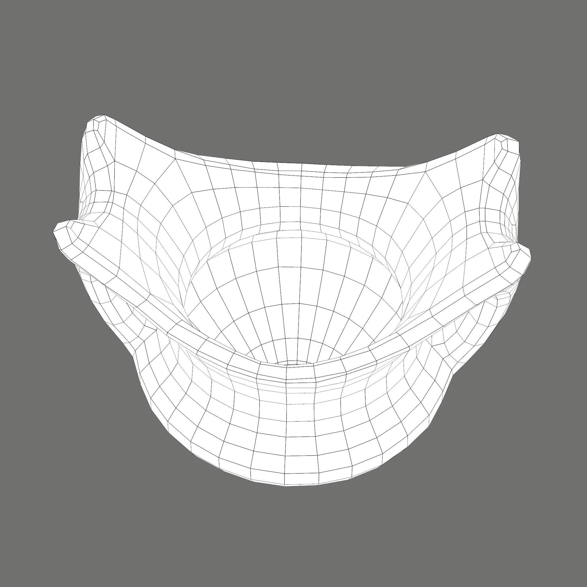 Medieval Pottery Piece Low-poly 3D model_33