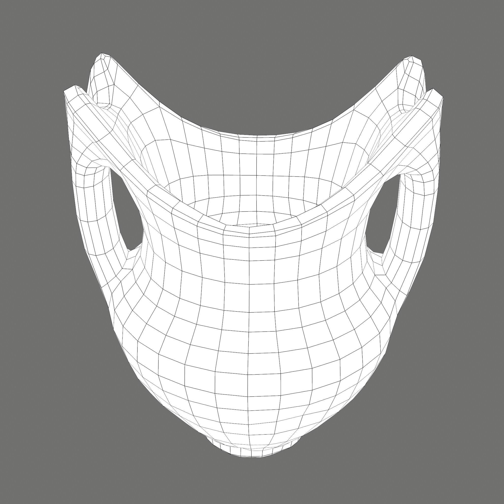 Medieval Pottery Piece Low-poly 3D model_31